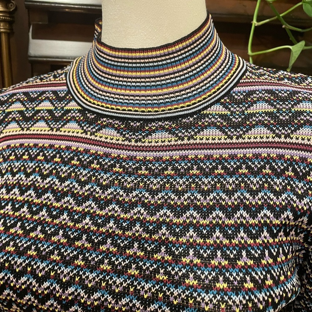 Shoshanna Etta Dress Knit Stretch  EUC Medium Fits 6-10 - Picture 6 of 10